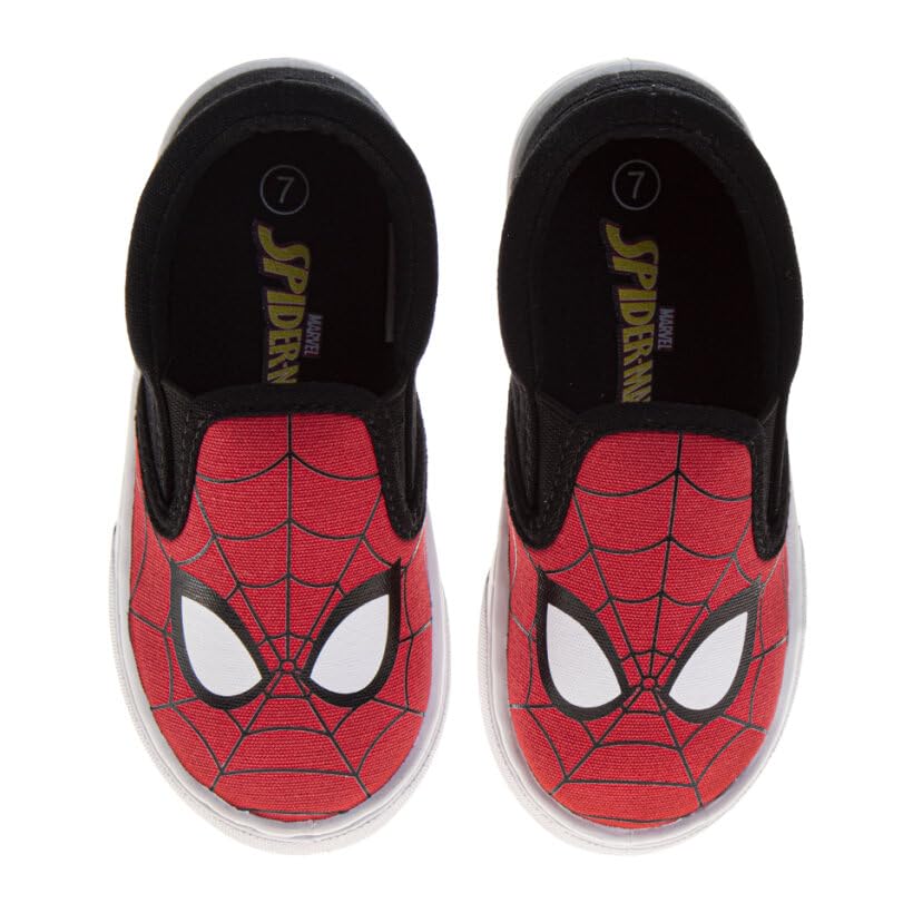 Boys Spiderman Lowtop Sneaker Shoes Spidey Shoe Low Canvas Sneaker