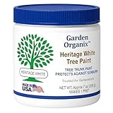 Garden Organix Heritage White Sun Shield Tree Paint, Sunburn Protection for Fruit Trees & Saplings, 1 Pint (Heritage White Color)
