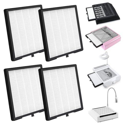 Filtros para colector de polvo de uñas 2 unidades miniatura 1