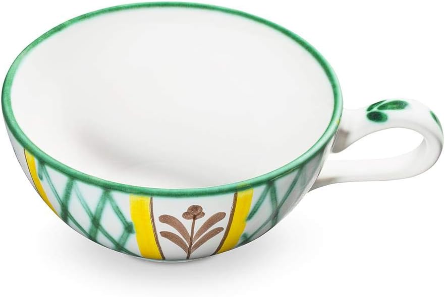 GMUNDNER KERAMIK Tea Cup, Hunter's Delight, 5.7 oz