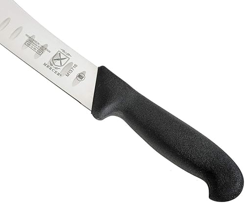 Miniatura 4 de Mercer BPX M13716 Granton Edge - Cuchillo de carnicero americano, 8 pulgadas M13716