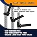 Yes4All Olympic Weight Plate Holder Attachment, Weight Plate Storage for Power Rack 2x2-3x2 - Fit 2 Inches Weight Plates