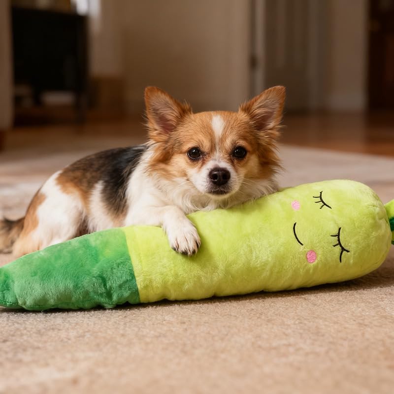 Juguete de Peluche para Perro con Squeaker, Tamaño Grande y Pequeño miniatura 4