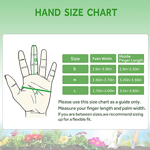 Oizen Gardening Gloves For Women, Garden Gloves With Touch Screen, Light Duty Working Gloves, Gardening Gifts For Women, Size Small #TOP3