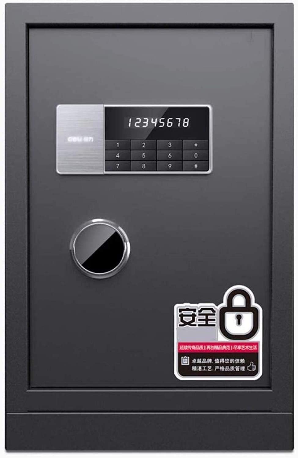 CLSDRZC Safes Safes Digital Security Hogar con botón Manual de Teclado Botón Family Business o Viajes 35 x 31 x 55 cm Safe