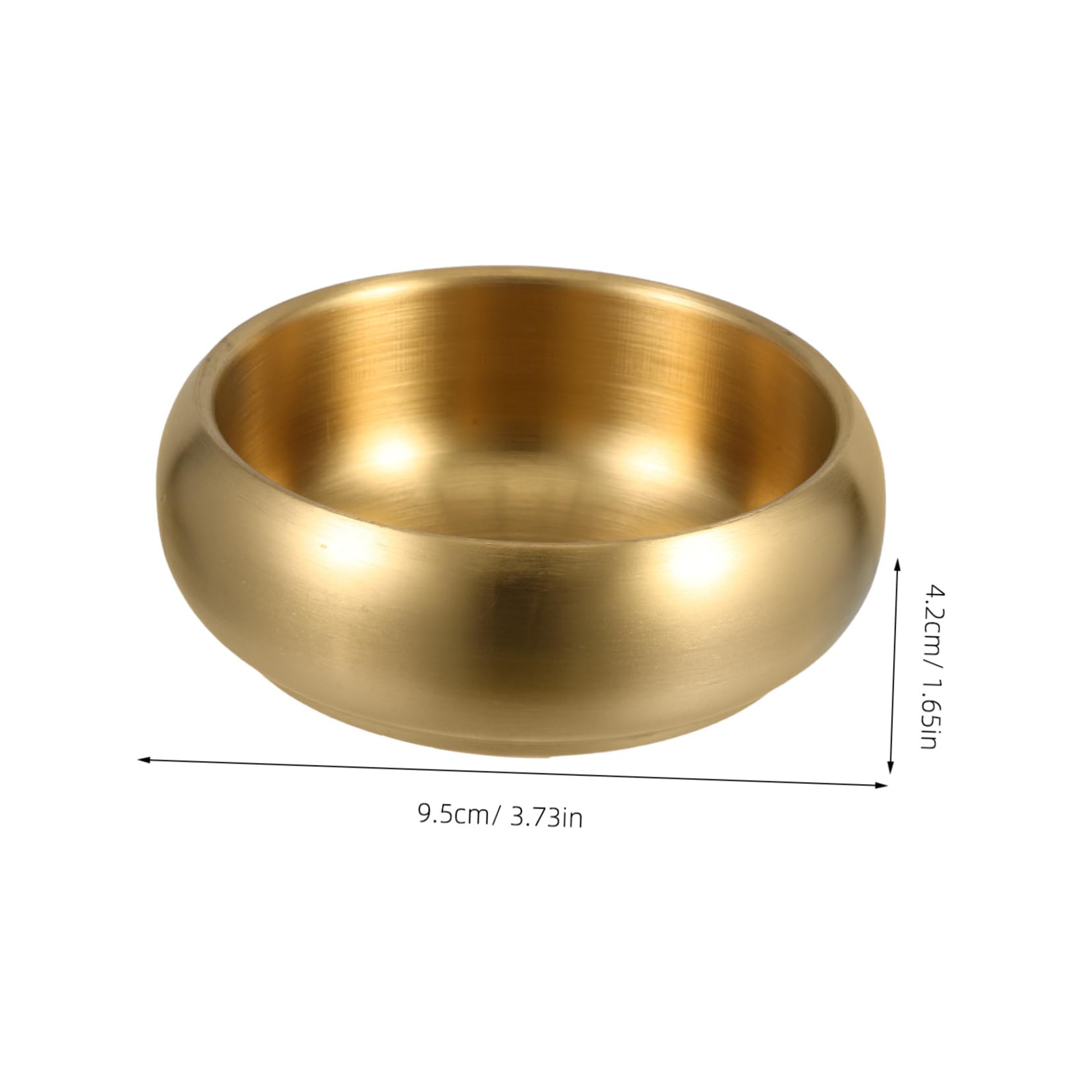 Alipis Metal Soup Bowls Stainless Steel Bowls for Mixing for Boys and Girls Adults Home Commercial Use
