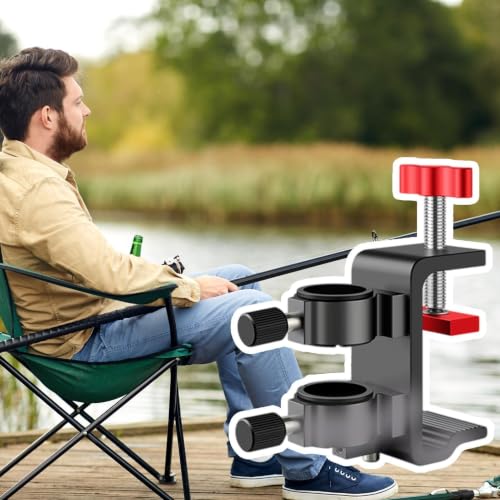 Soporte de paraguas ajustable gris para silla, disfruta del sol sin calor en tu día de pesca 7