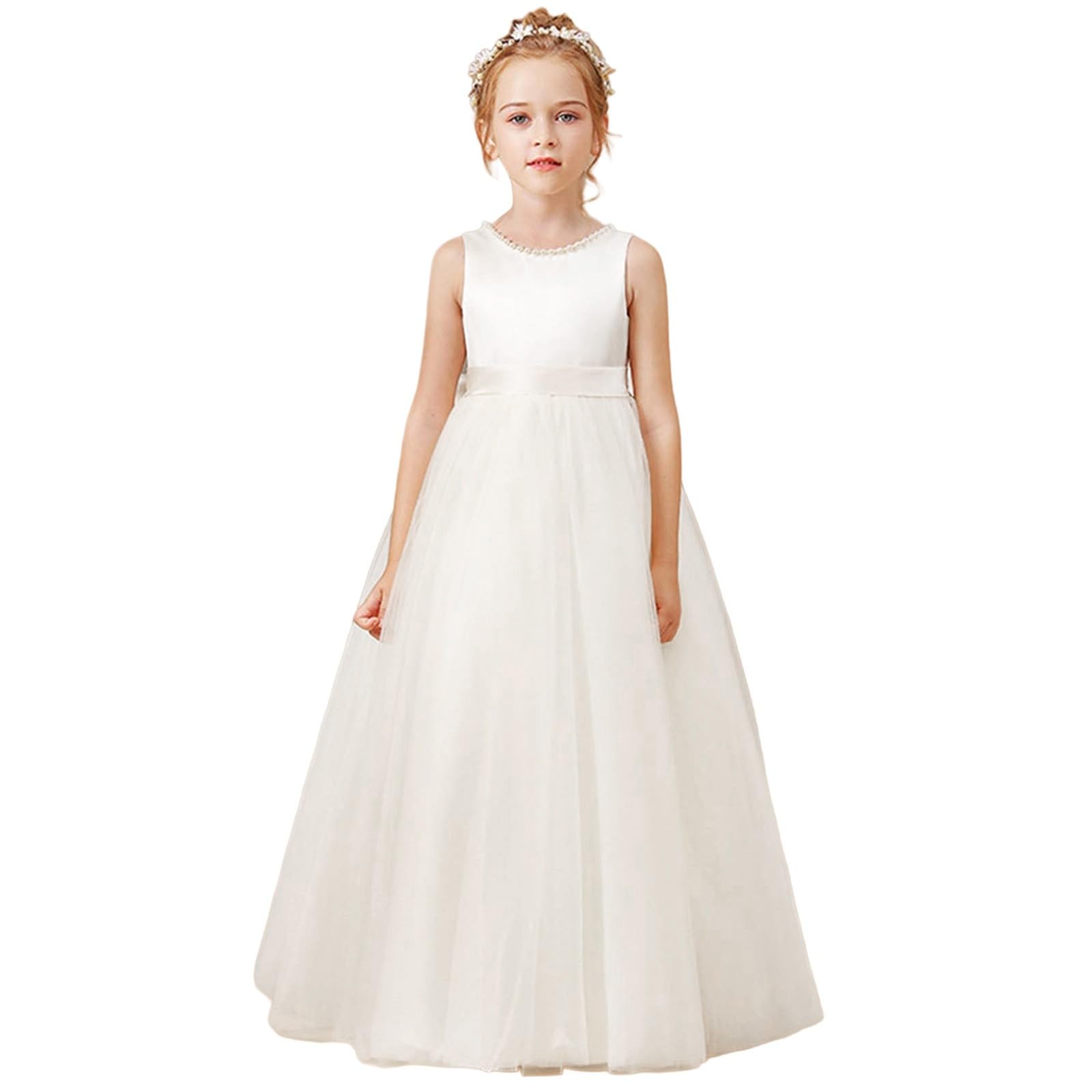 Vestidos de niña Modernos para Cualquier ocasión, Fiestas y Uso Diario, diseño Elegante cómodo jóvenes Amantes la Moda, Punto piqué, Ligero Bordado, Ideal Verano/g