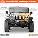 Hooke Road for Jeep JK Roof Rack Cargo Basket for 2007-2018 Jeep Wrangler JK Unlimited 4-Door Hardtop Heavy Duty Steel Luggage Carrier