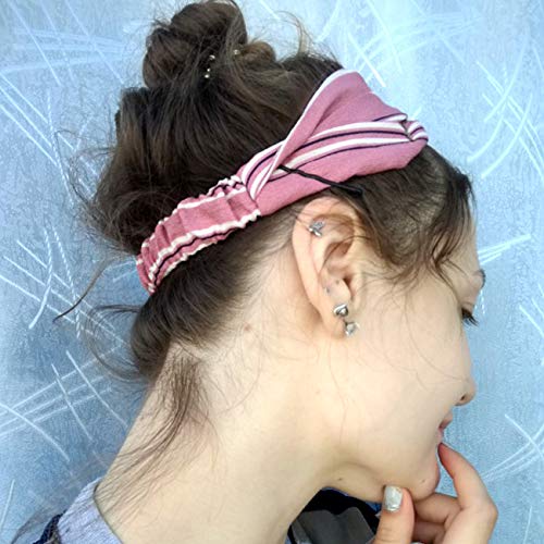 Dreshow Boho Headbands For Women Girls Flower Printed Twisted Hair Band Beach Hair Accessory #TOP3