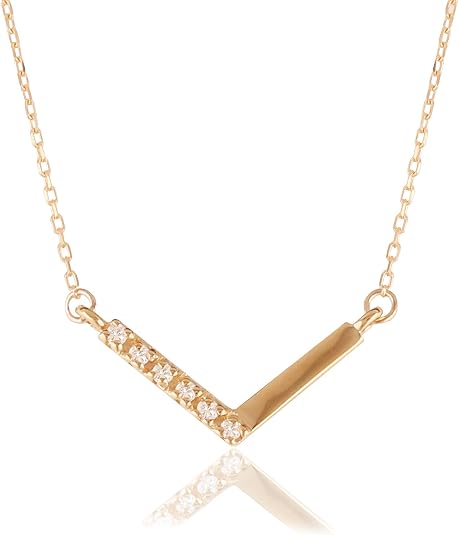 Amazon | [ビジュブティック] 18金 ネックレス レディース K18