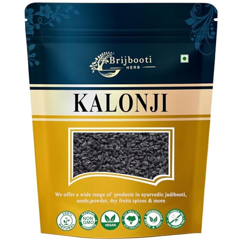 Image of Brijbooti Kalonji Seeds 250 Grams - Black Cumin Seeds For Hair Gowth - Nigella Seeds - Karun Jeeragam - Karuppu Jirige