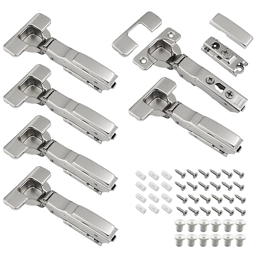Charnière Softclose compatible avec IKEA UTRUSTA, 110 et METOD cuisine avec amortisseur intégré – Lot de 6 pièces avec notice de montage