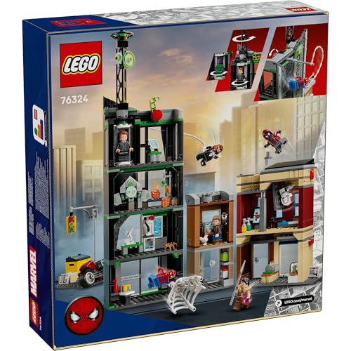 Image of LEGO Marvel Spider-Man vs. Oscorp, Kids' Super Hero Building Kit 76324 Building Blocks Toys for 10+ Gift for Boys and Girls