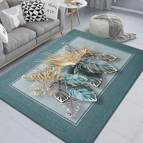 OVINHO Tappeti stile fiori, Lavabili antiscivolo, Tappeto in velluto cristallo for arredamento, soggiorno, camera da letto, Aumenta l'estetica (Color : 7, Size : 160x230cm) OVINHO Tappeti stile fiori, Lavabili antiscivolo, Tappeto in velluto cristallo for arredamento, soggiorno, camera da letto, Aumenta l'estetica (Color : 7, Size : 160x230cm)