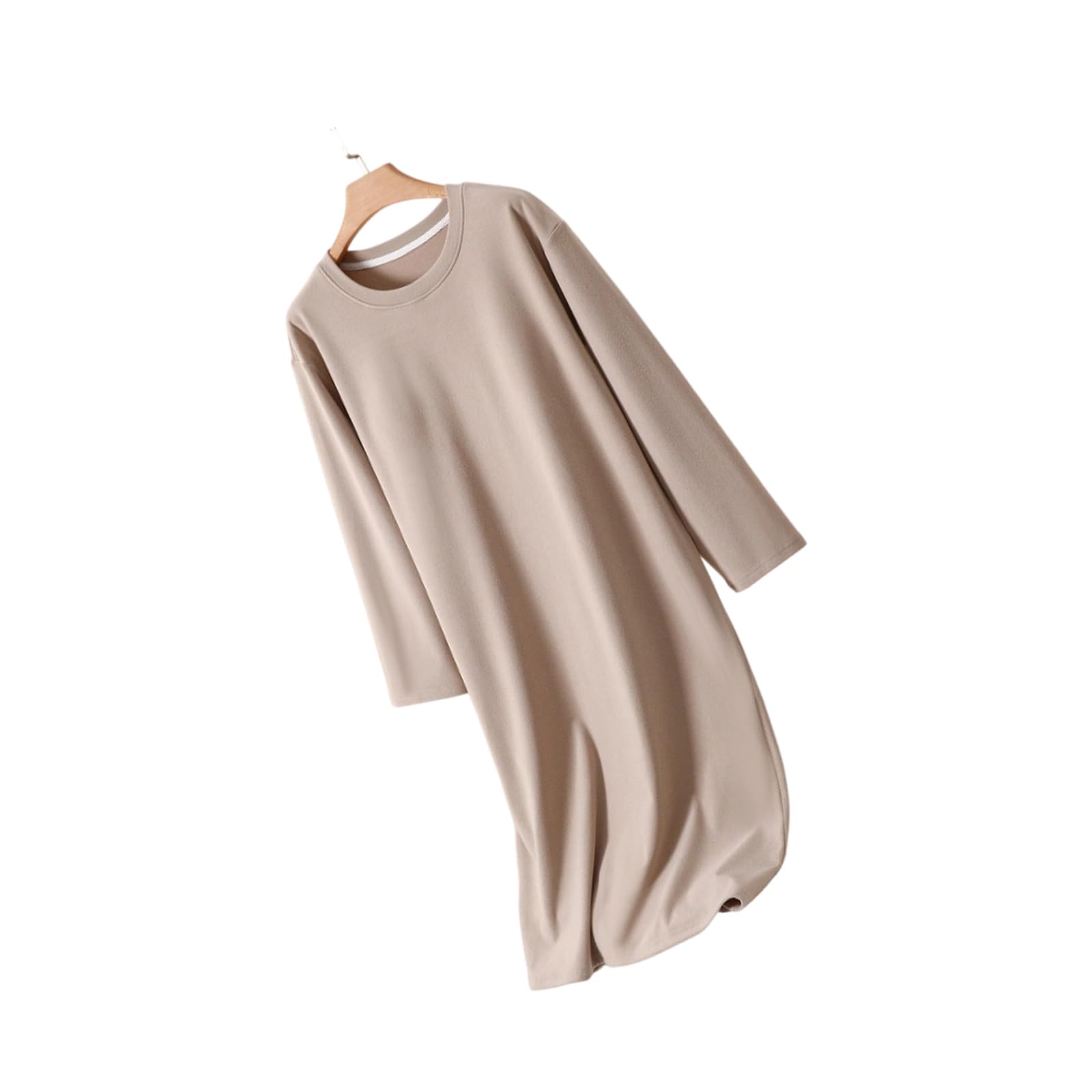 Camicia da notte termica premaman elastica in vita reggiseno integrato confortevole gravidanza indumenti da notte abiti da notte abito invernale maternità con lana