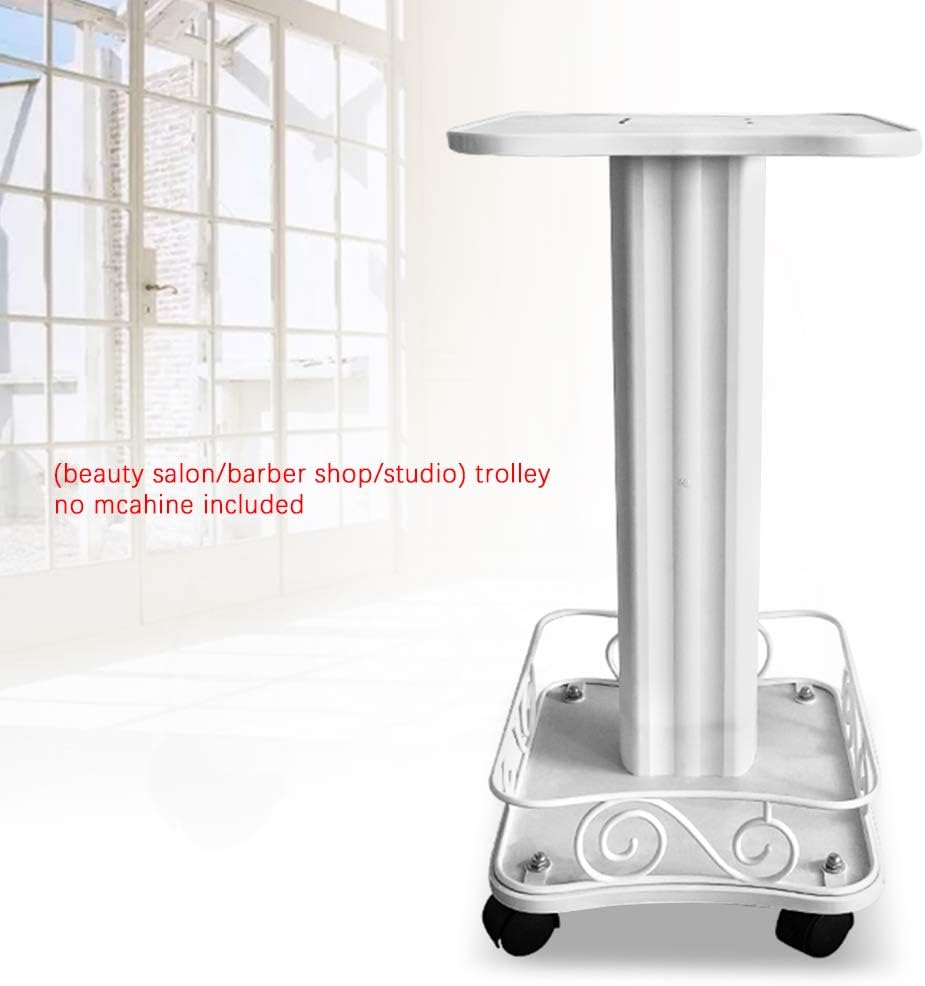 Beauty Salon Trolley Cart,Beauty Instrument Tray,Salon Roller Trolley Cart Stand,Rolling Cart with Wheel,Load 40KG,Aluminum Trolley Stand Hair Salon Beauty Trolley Cart,Beauty Holder Spa Cart
