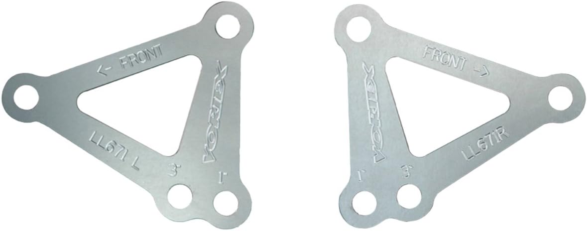 Vortex LL671 Silver Lowering Link Kit,Small