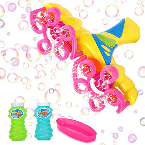 Ucradle Bubble Machine, Automatic Bubble Maker With 236 Ml Bubble Solution, Bubble Machine Handheld Toys For Kids Boys Girls, Bubble Fun Gun For Christmas, Halloween, Wedding, Outdoor Indoor Toys Ucradle Bubble Machine, Automatic Bubble Maker With 236 Ml Bubble Solution, Bubble Machine Handheld Toys For Kids Boys Girls, Bubble Fun Gun For Christmas, Halloween, Wedding, Outdoor Indoor Toys