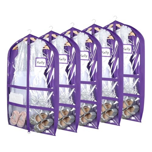 40'' Dance Costume Garment Bag(7 Pack & 2 Colors)2