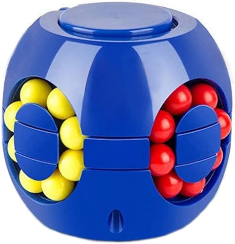 Cubo mágico de frijoles giratorios Fidget Puzzle Juguetes Pelota Anti Estrés Juegos de IQ Educativo Sensorial Regalo de Pascua para niños, niñas,