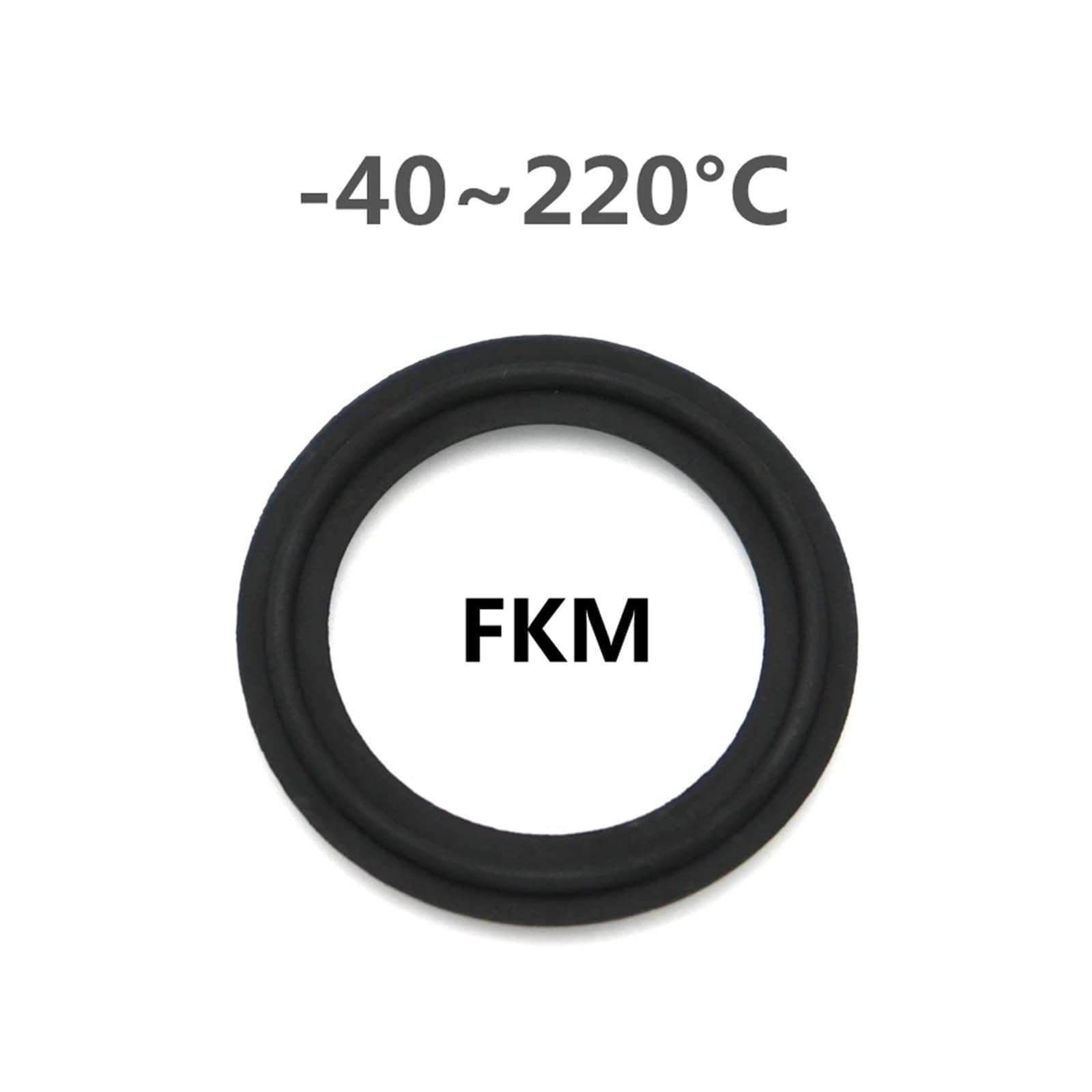 ZHGUIMING Junta de férula de triple abrazadera, arandela de sellado de grado sanitario, for cerveza casera, 1", 1,5", 2", 2,5", 3", 4", 6" y 8" de silicona(FKM,10PCS_133MM-145MM)