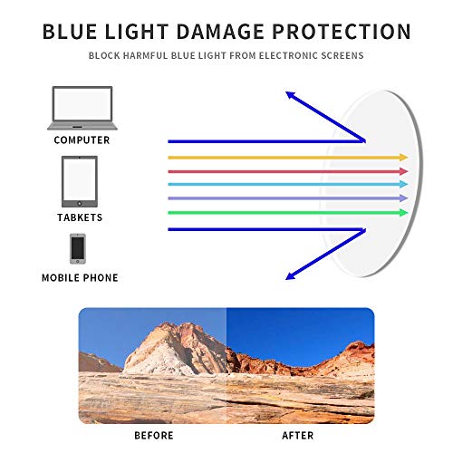 Image of Nother New 3 Pack Blue Blocker Glasses for Women /Men, Blue Light Blocking Glasses,Computer Screen Glasses
