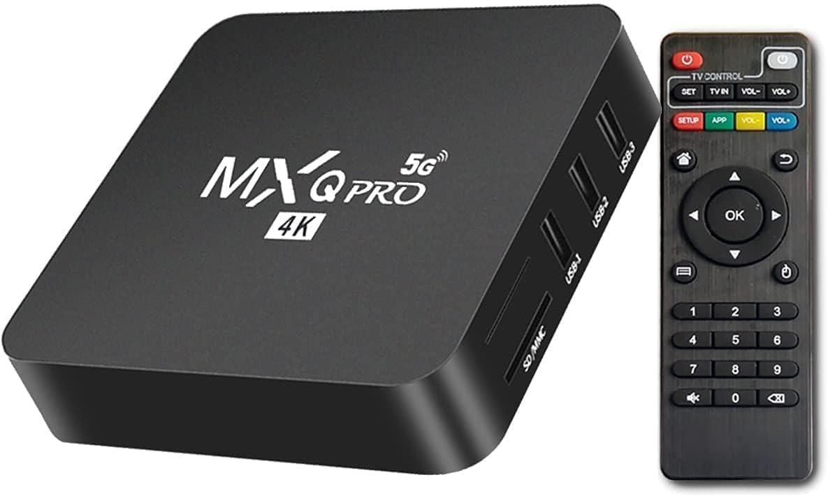 RyzCare 4K TV Box, 4K Mini PC Box, Smart TV Most Latest 10.1 8GB Ram, 64GB ROM Support 2.4G/5.0G Dual Wi-Fi TV Box with Remote (RC-TV BOX-001)