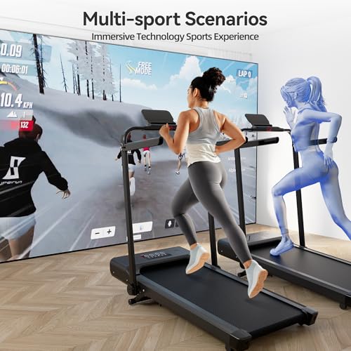 DeerRun 3 in 1 Under Desk Walking Pad Treadmill