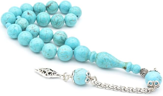 Genuine Natural Turquoise Turquoise Stone Efe Mascot Rosary 10 Mm