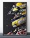Misszhang Pintura En Lienzo, Póster Artístico, Pegatina F1, Fórmula Ayrton Senna, Campeón del Mundo De Coches De Carreras, Decoración del Hogar, Arte Sin Marco, 40X50Cm F-1697