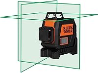 Klein Tools 93CPLG Compact Self-Leveling Green Laser Level: 360° Planes, Rechargeable, Magnetic Mount for Pros