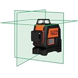 Klein Tools 93CPLG Compact Self-Leveling Laser Level&comma; Bright Green Cross Line 360-Degree Laser Planes&comma; Rechargeable&comma; Magnetic Mount