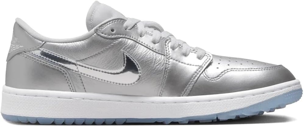 NIKEエアジョーダン　ゴルフシューズ　シルバー　25.5㎝　箱付　限定商品 国内11月17日発売予定】 ナイキ エア ジョーダン 1 ハイ ゴルフ