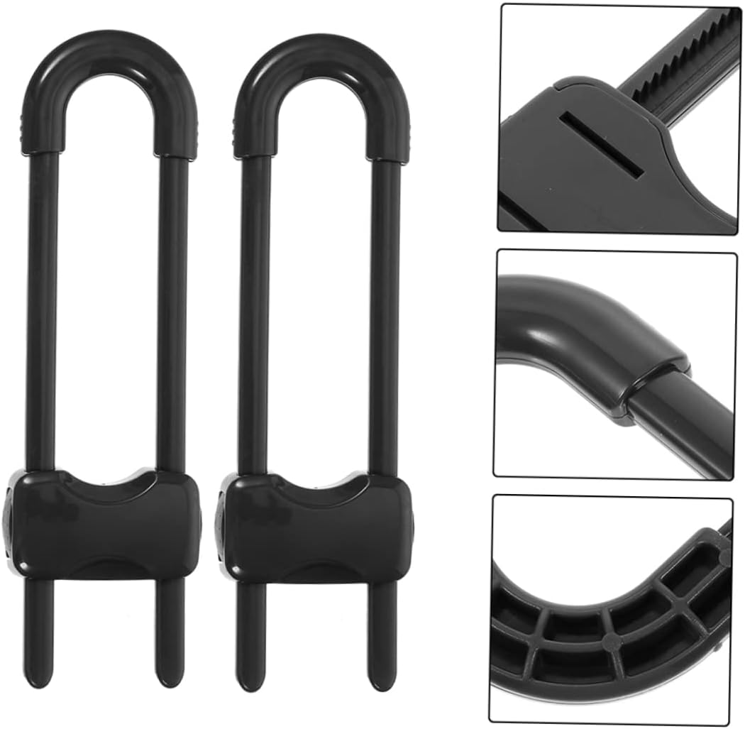 12pcs Safety Cabinet Locks U-shaped Design for Handles Knobs Easy Installation Childproofing for Drawers Closets Cupboards and Fridges