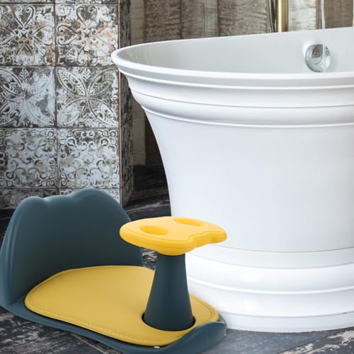 Siège de bain pour bébé YARNOW antidérapant avec dossier haut