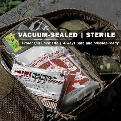 EVERLIT Mini 4 x 6 Inch Emergency Bandage Compression Trauma Pressure Wound Dressing Sterile Vacuum-Sealed for Bleeding Control, Gun Shot, Medical Kit, First Aid IFAK (10) - Image 5