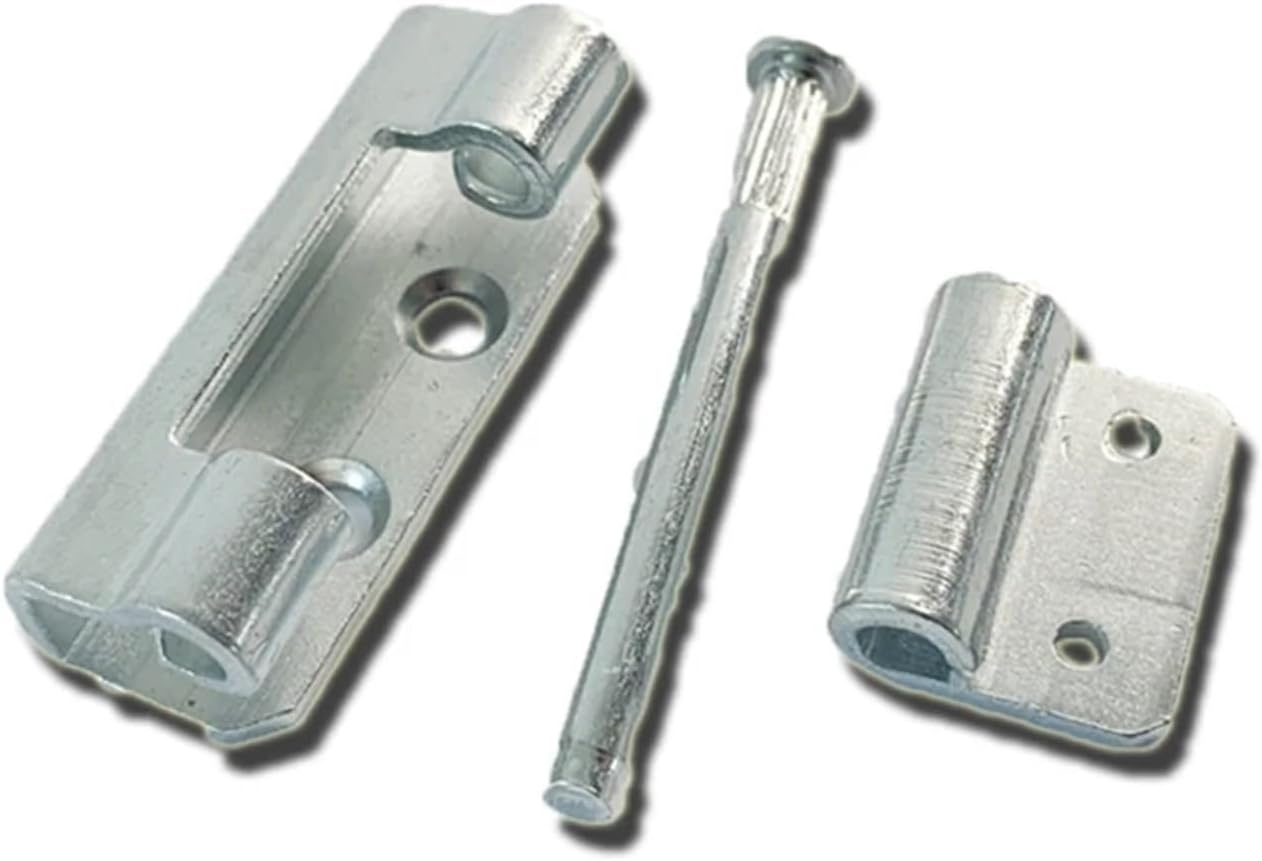 Cabinet Door Hinge CL237 Zinc Alloy Drawer Kitchen Cupboard Hinge Industrial Equipment Box Hinge Furniture Hinge 1Pcs(304 Stainless Steel)