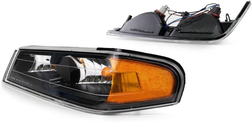 For 2004-2012 Chevy Colorado Pair Park/Signal Lights Driver and Passenger Side Park/signal/marker combo GM2520189 GM2521189 - replaces 25942427 25942428