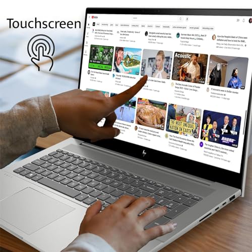 Image of HP-Laptops Touchscreen-17inch - Windows 11 - Stylus Pen - AMD Ryzen 5 7530U - College Students Business - 2024 Computadoras Laptop en oferta - Wi-Fi 6 - Large Screen (64GB RAM |1TB PCIe SSD)