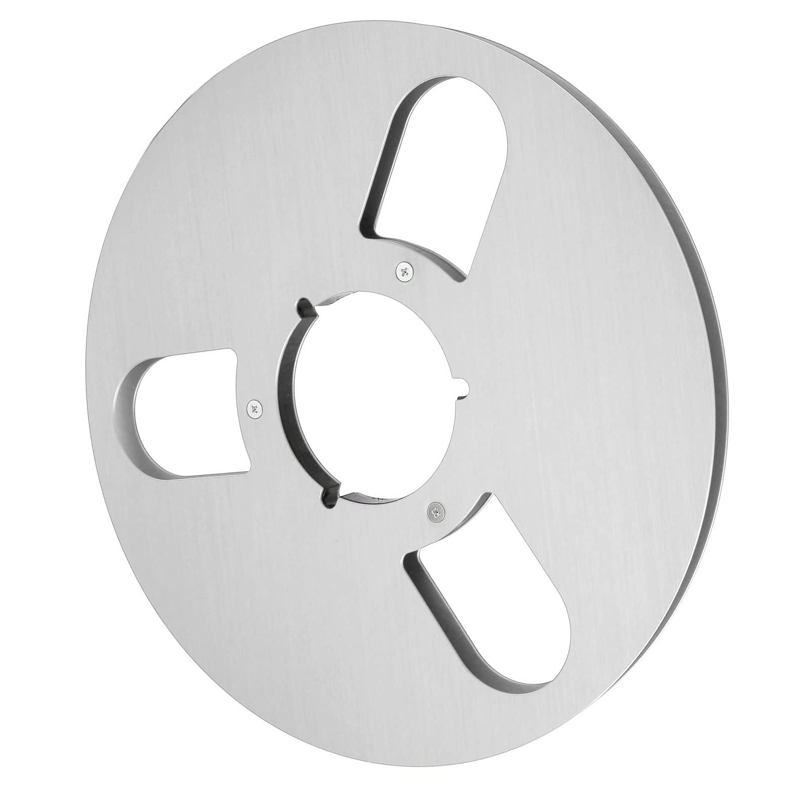 1/4 10in Empty Reel Aluminum Alloy 3 Holes Open Reel Sound Tape Empty Reel Opening Machine Part for TEAC