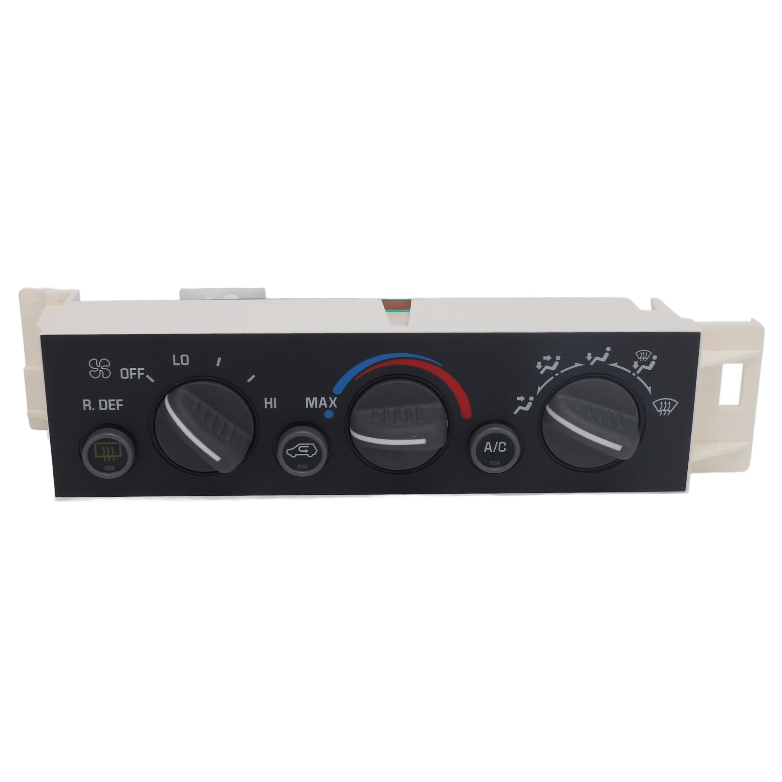 Módulo de Interruptor de Control de Climatización de CA, Módulo de Control de Calefacción de Equipo Original con Interruptor Desempañador de Ventana Trasera 599‑006 Reemplazo