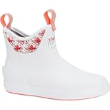 Women&apos;s Salmon Sisters 6 in Ankle Deck Boot&comma; White&comma; Size 8&lpar;M&rpar;