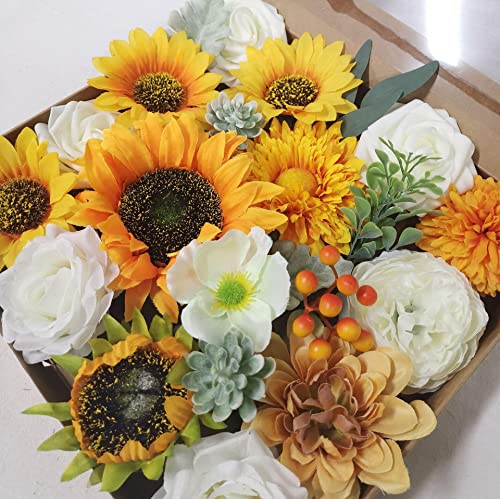 Wedding Birthday Party Simulation Flowers - Proposal Bride Bouquet - Sunflower Diy Hand Bouquet Sunflower #TOP4