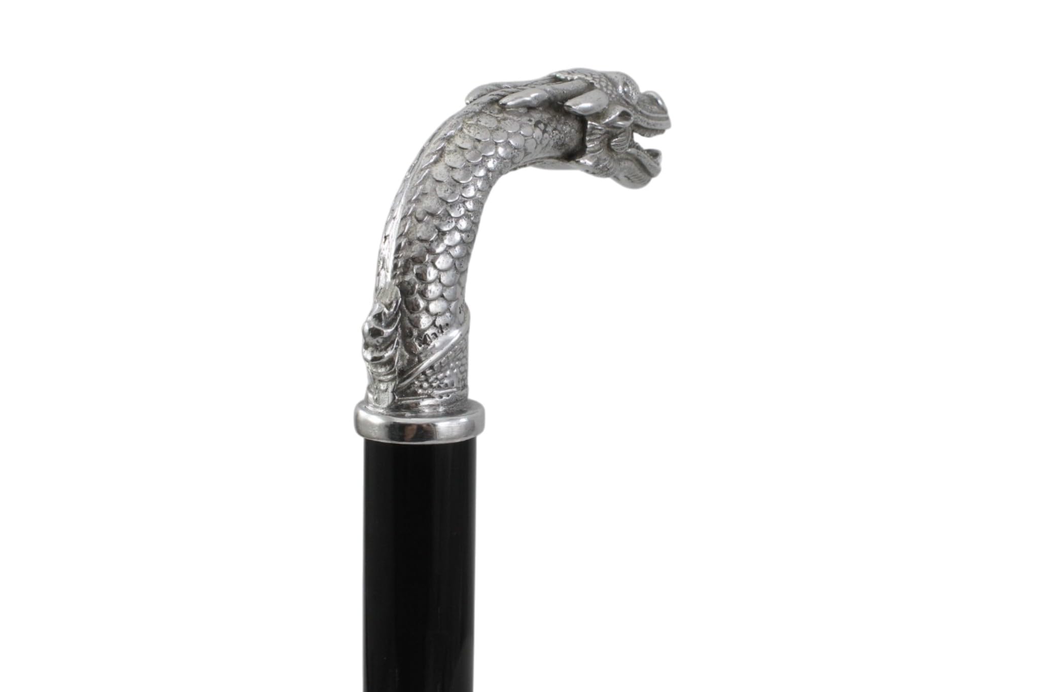 Bastone Drago Elegante per Uomo Ortopedico Robusto | Bastone da Passeggio da Collezione Artigianale Personalizzato | Bastone Lusso Dragone Cavagnini