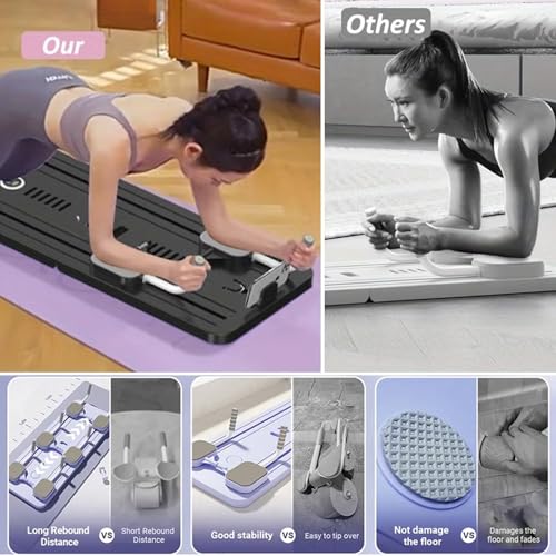 Tabla abdominal multifuncional con rodillo para evitar dolor lumbar 7