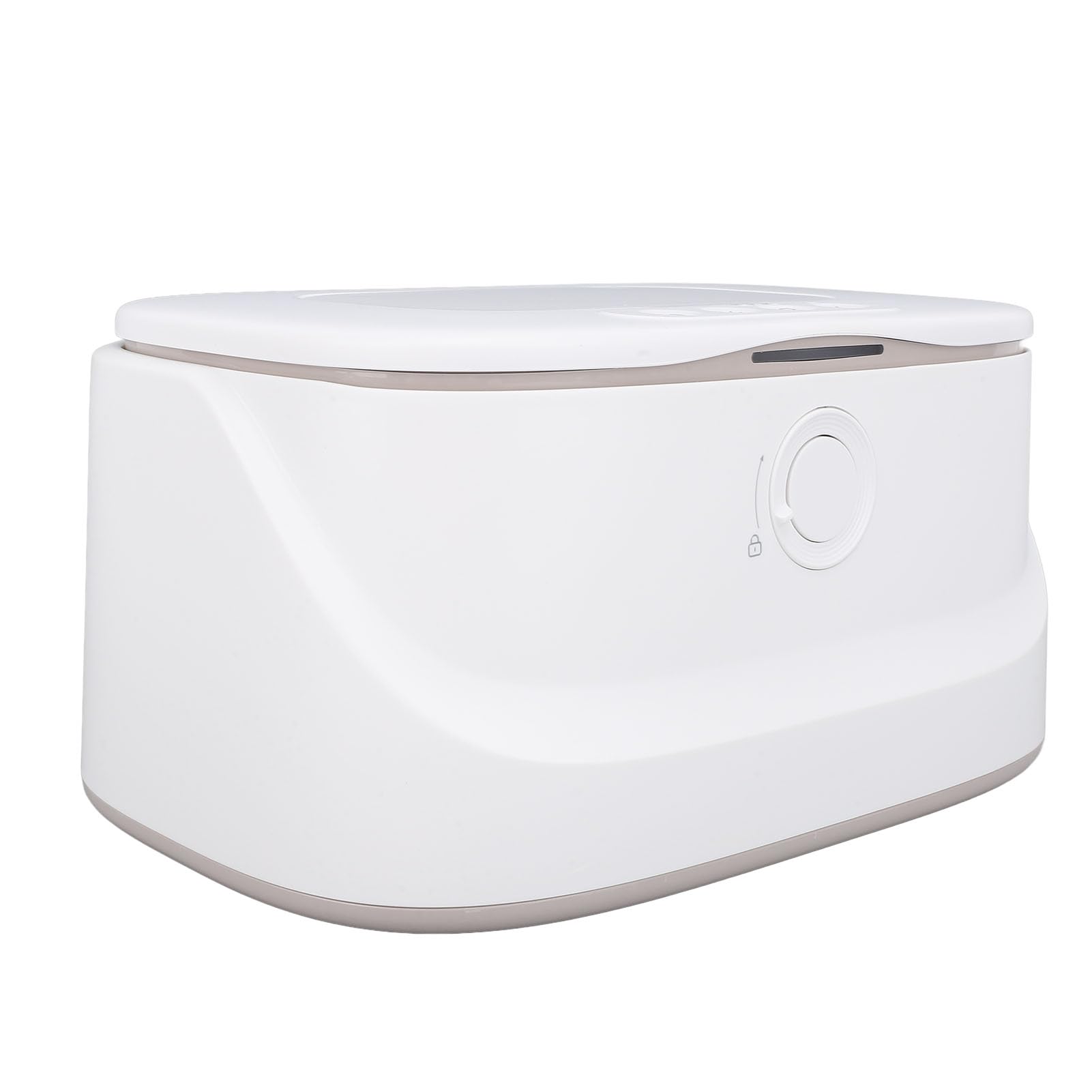Réchauffeur de Lingettes pour bébé, Distributeur Chauffant de Lingettes Humides à Température Réglable de Grande capacité avec Veilleuse pour la sécurité et le Confort de bébé (WHITE)
