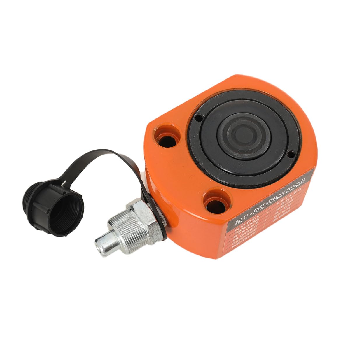 Hydraulikzylinder 20T Hebelzylinder Hydraulischer Zylinderheber Wagenheber Hubzylinder Industrieheber für den Maschinenbau, 26mm Gesamt Hub, 360 Grad, FRY-20