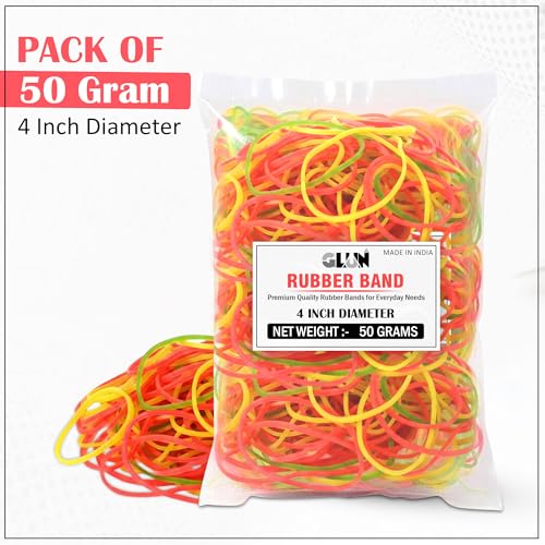 Image of GLUN Rubber Band 4 Inches 50 Gram For Multipurpose