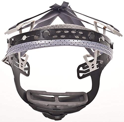 Image of MSA 10148706 Fas-Trac III Replacement Suspension - 4-Point Attachment, Size: Small, V-Gard Helmet Accessory, Cap-Style Hard Hat Suspension, Adjustable Component, Replaceable & Durable Gear,BLACK